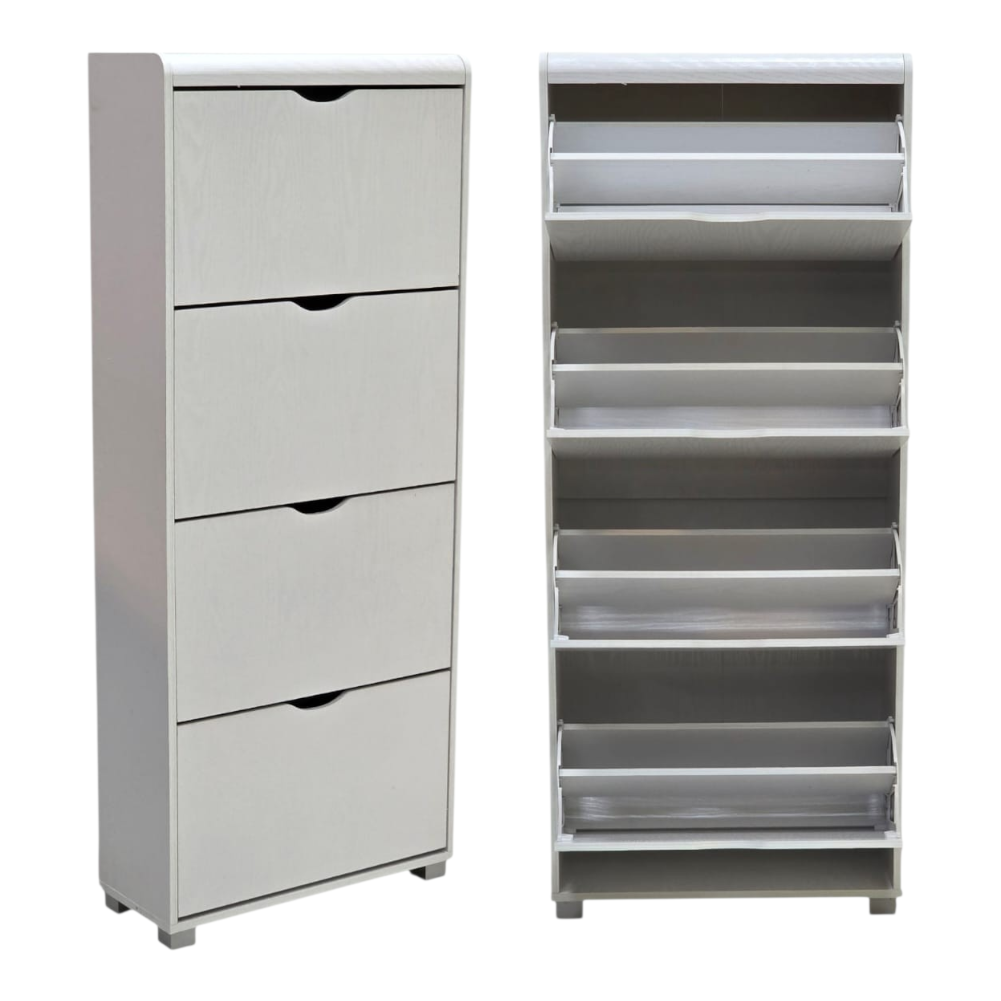 SM-SR2564-4T Slim 4-Tier Shoe Organizer Cabinet