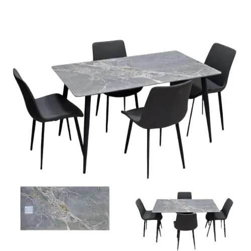 Marble Dining Table Set - Image 4