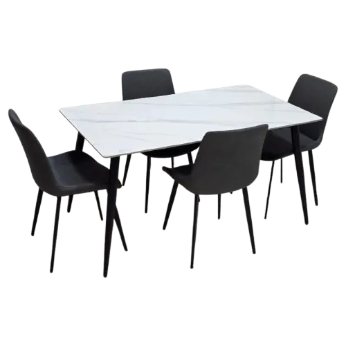 Marble Dining Table Set